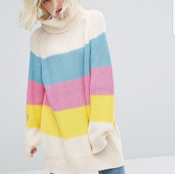 Lazy Oaf Sweaters - Lazy oaf roll neck knit jumper